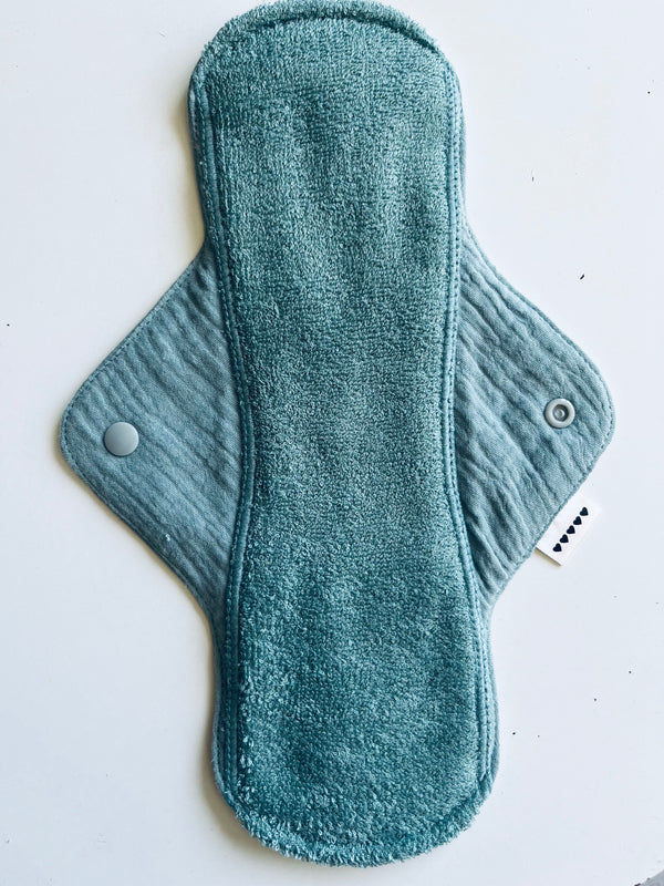 Bloom Pads - 1 post parto con imbottitura in mussola organico verde