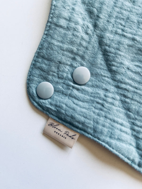 Bloom Pads - regular con imbottitura in mussola organico verde