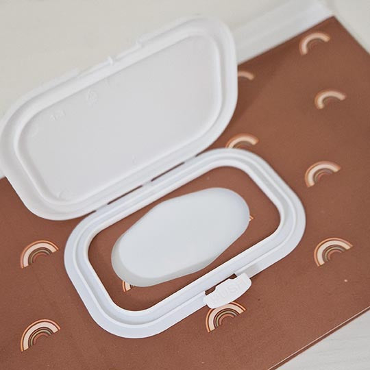 Porta salviette lavabili umidificate in plastica arcobaleno