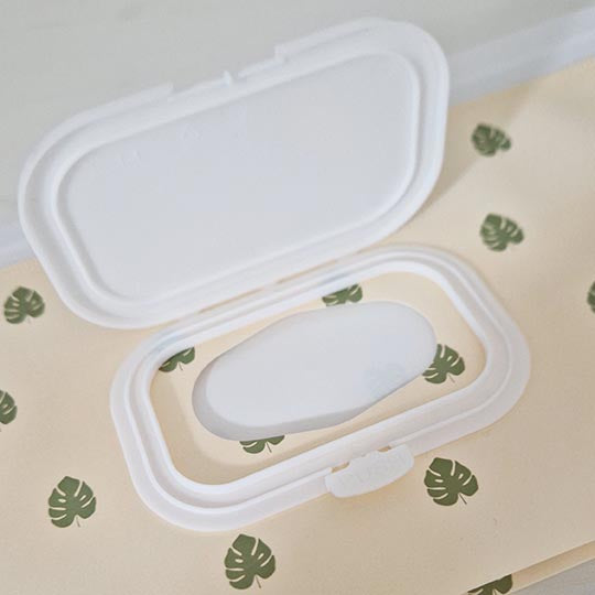 Porta salviette lavabili umidificate in plastica foglie