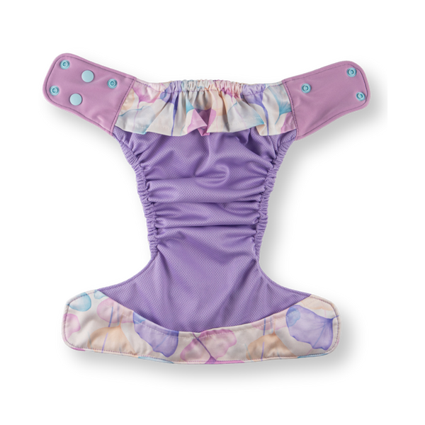 Green Poppy - pocket Coolmax organico foglie rosa