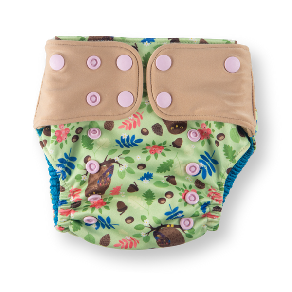 Green Poppy - pocket Coolmax organico gufi