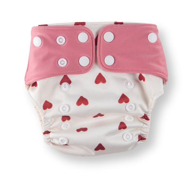 Green Poppy - pocket Coolmax organico cuori