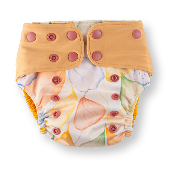 Green Poppy - pocket Coolmax organico foglie gialle