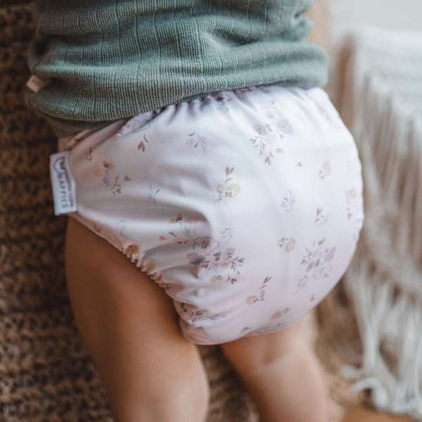 Modern cloth nappies - aio organico Dusty Rose