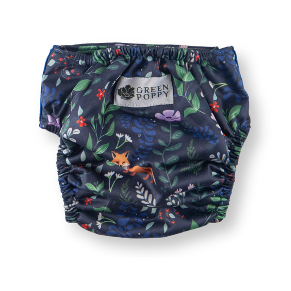 Green Poppy - pocket Coolmax organico bosco incantato