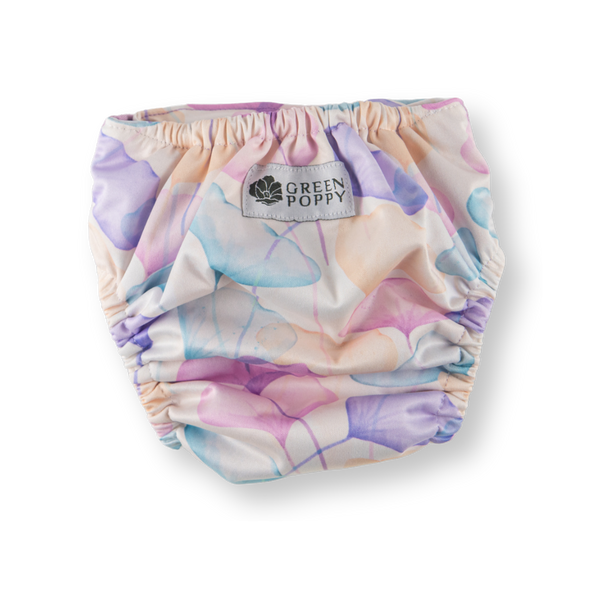 Green Poppy - pocket Coolmax organico foglie rosa