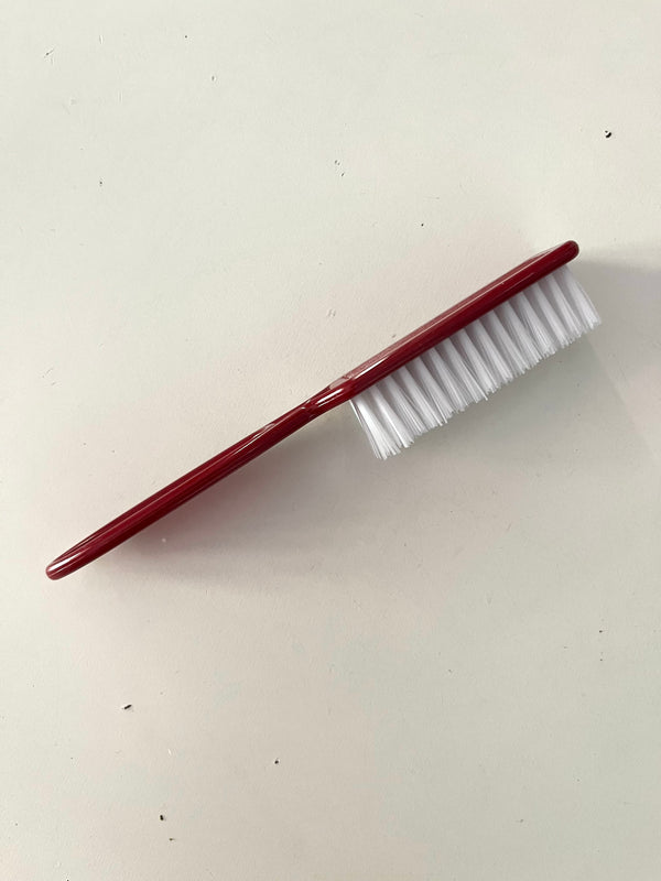 Spazzola pulizia cacca pannolini lavabili rossa