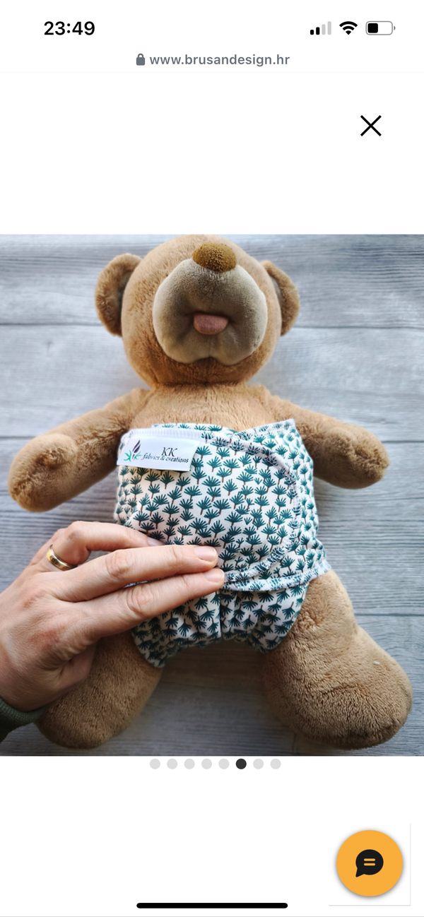 KK - preflat taglia unica in bamboo margherita