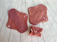 Bloom Pads - regular con imbottitura in mussola organico rosa antico