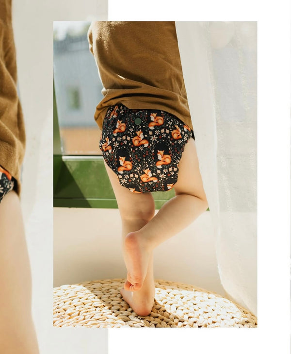 Tots&turdle - pannolino organico ai2/pocket la volpe dorme