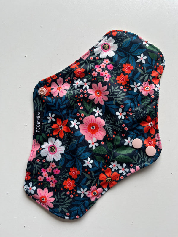 Ecomini - assorbente regular 25 cm DRY-COMFORT flowers