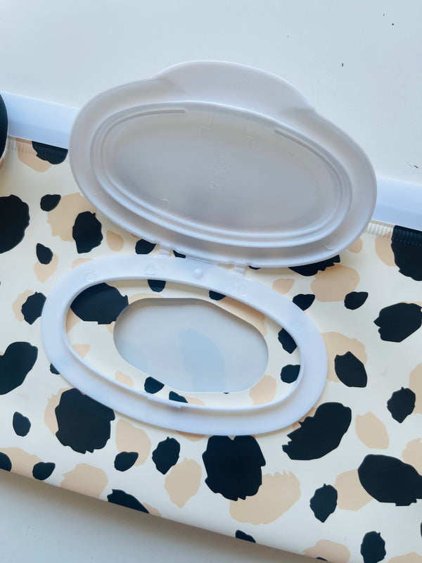 Porta salviette lavabili umidificate in plastica mucca