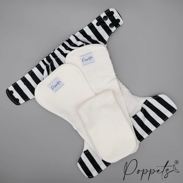 Poppets - pocket righe halloween