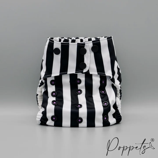 Poppets - pocket righe halloween