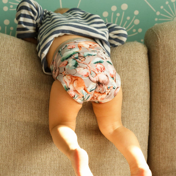 Buuh - tencel preflat fiori dipinti