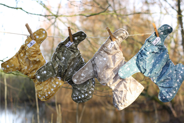 WeeCare - taglia L da 8 + kg gingko forest pannolino lavabile