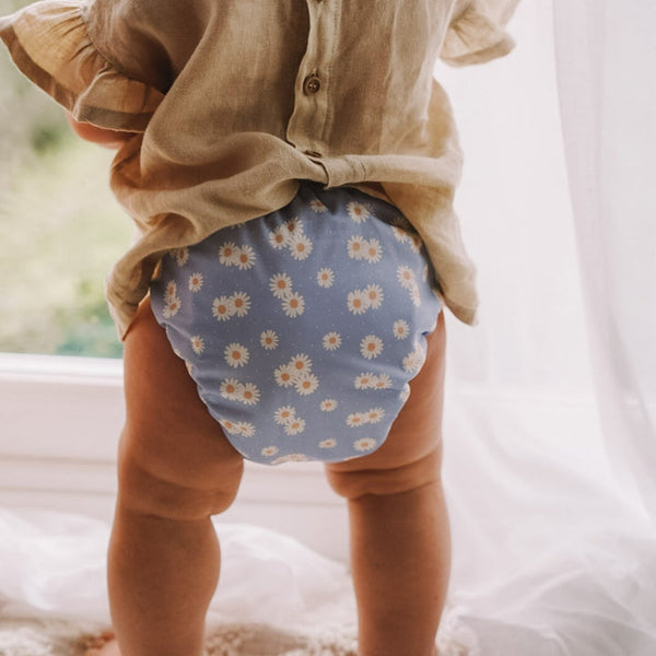 Modern cloth nappies - fitted bianco