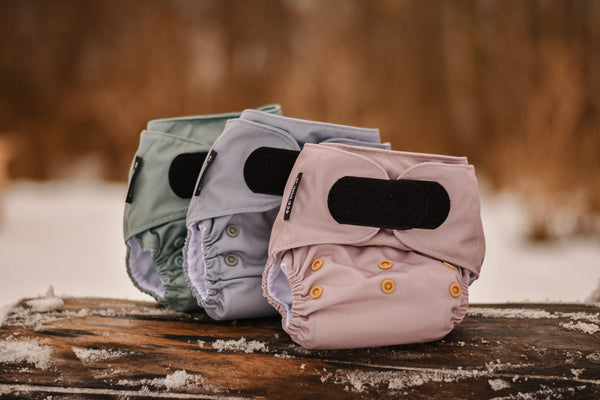 Ecomini - pocket velcro Coolmax Secret garden