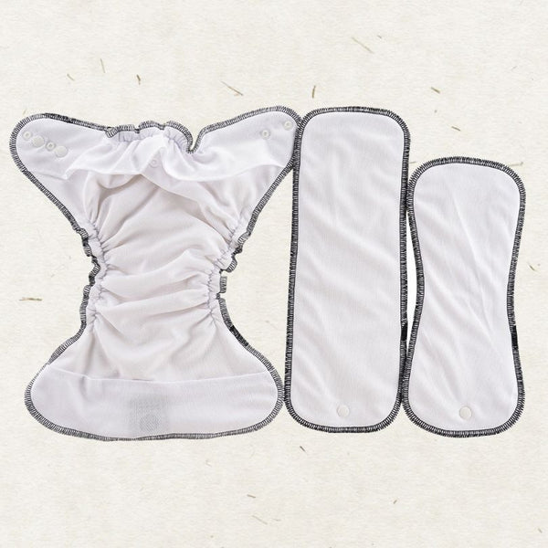 Ecomini - fitted cotone e bamboo fodera in coolmax