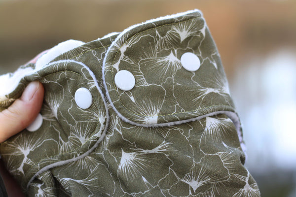 WeeCare - taglia L da 8 + kg gingko forest pannolino lavabile