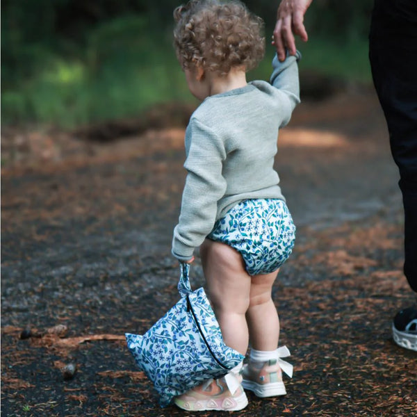 Ecomini - pocket tasca in cotone Blueberry Trail