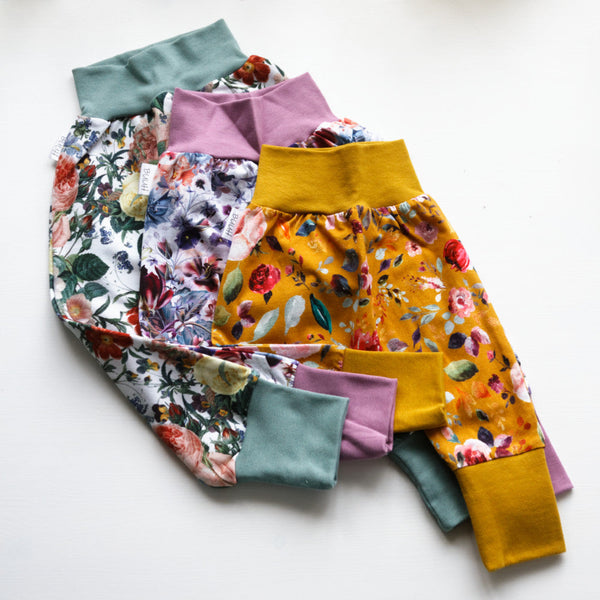 Buuh - taglia M pantaloni lunghi in cotone - Giallo