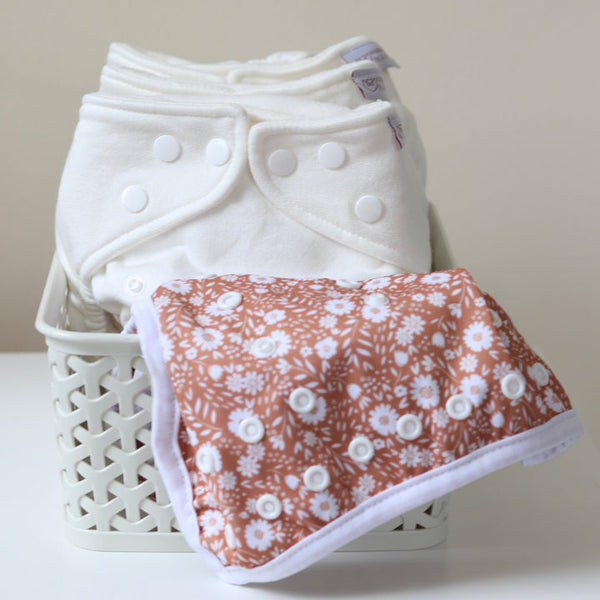 Modern cloth nappies - cover Linen Stripes