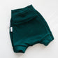 Buuh - taglia S pantaloni per pannolini in lana merino - Esmerald green (650 g/m²)