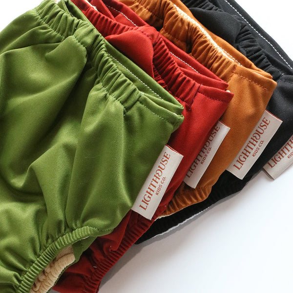 Lighthouse kids - cover pannolino con bottone ai2 7/25 kg e inserto in bamboo nero