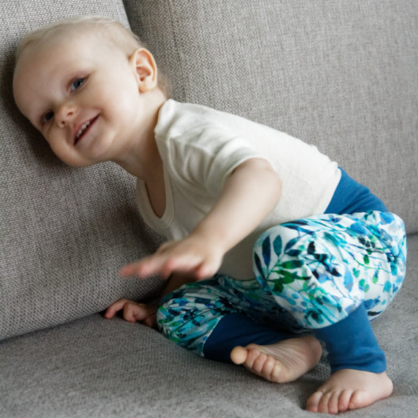 Buuh - taglia S pantaloni lunghi in cotone - Giallo senape