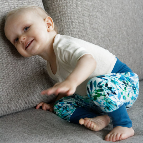 Buuh - taglia M pantaloni lunghi in cotone - bosco incantato