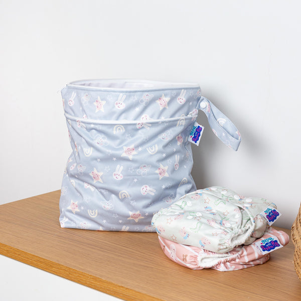 Modern cloth nappies - wet bag media Peppa Pig Blue Mix Peppa & Friends
