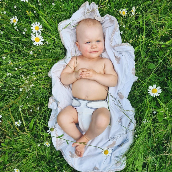 Ecomini - fitted cotone e bamboo fodera in coolmax