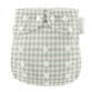 Modern cloth nappies - aio organico Sage Gingham