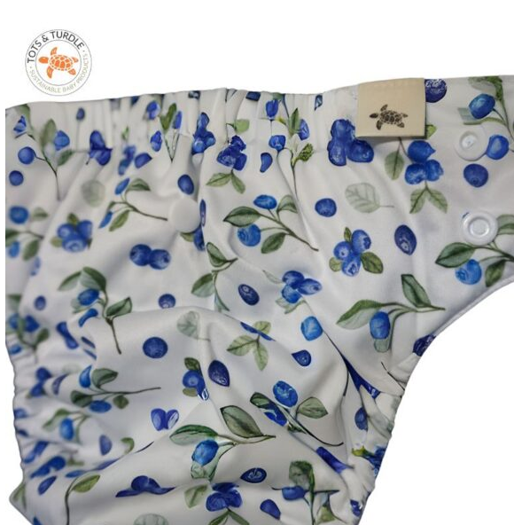 Tots&turdle - pannolino organico ai2/pocket mirtillo