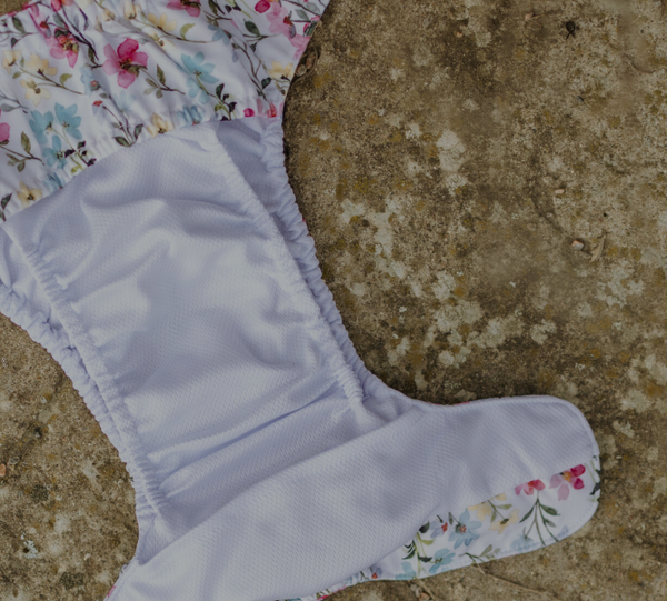 Tots&turdle - pannolino organico ai2/pocket fiori