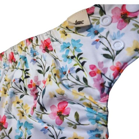 Tots&turdle - pannolino organico ai2/pocket fiori