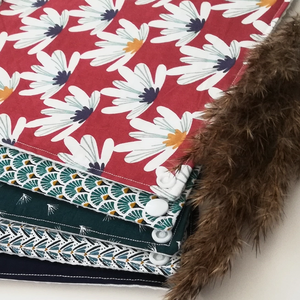 Maison Alice - 6 fogli di scottex o carta assorbente lavabile Petali