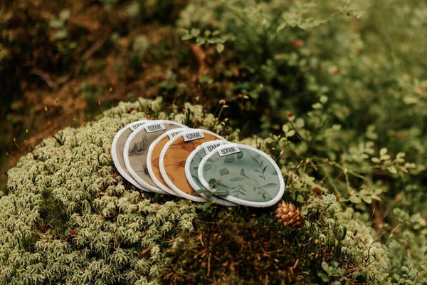 Elskbar - 2 coppette assorbilatte lavabili dente di leone