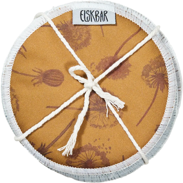 Elskbar - 2 coppette assorbilatte lavabili dente di leone