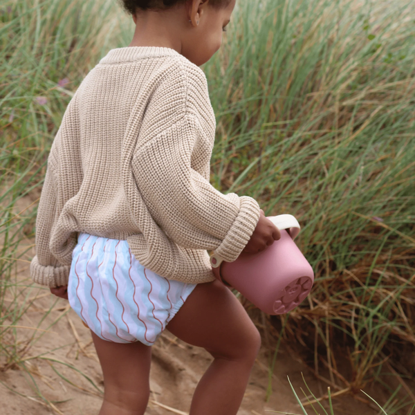 Modern cloth nappies - costume taglia unica onde mare