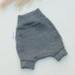 Buuh - taglia L pantaloni per pannolini in lana merino - Grigio chiaro (670 g/m²)