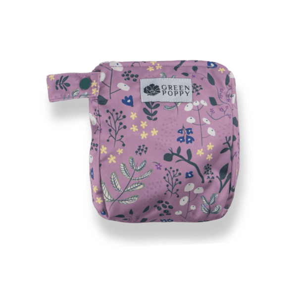 Green Poppy - mini Wet bag natura