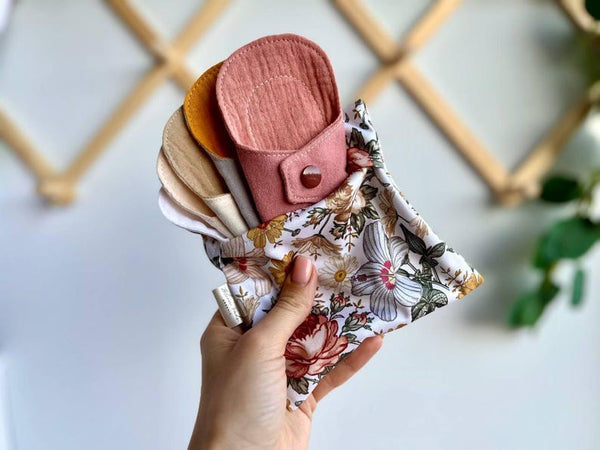 Bloom Pads - salvaslip in mussola organico rosa