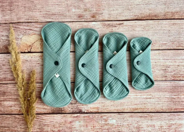 Bloom Pads - salvaslip con imbottitura in mussola organico verde