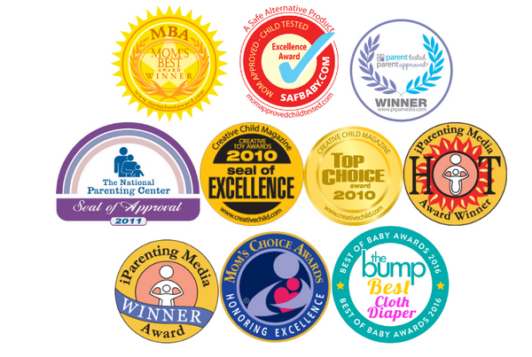 Rumparooz - cover a strappo verde