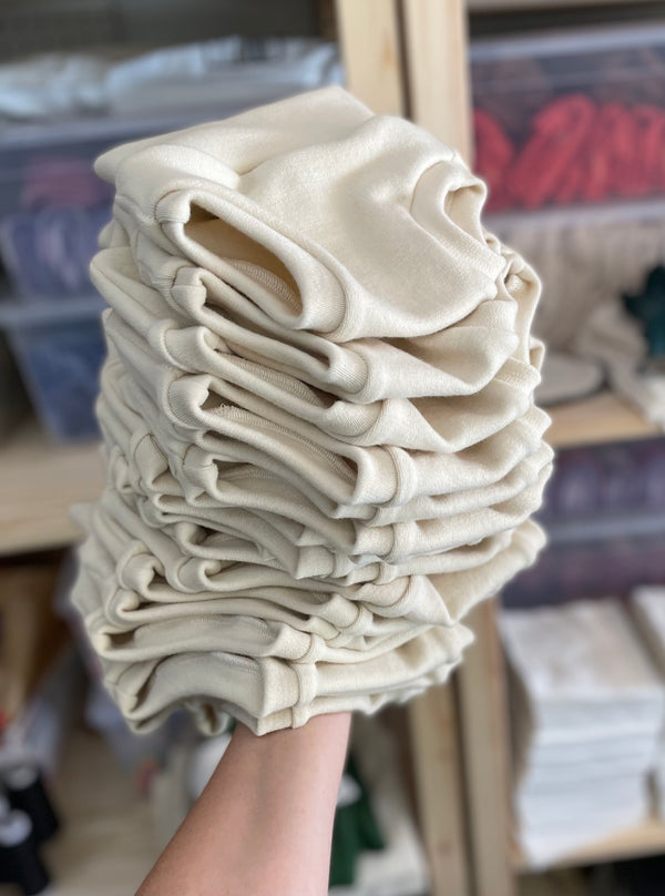 Rainbow Waters - cover copri pannolino in lana merinos taglia S