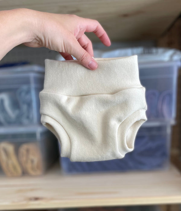 Rainbow Waters - cover copri pannolino in lana merinos taglia M