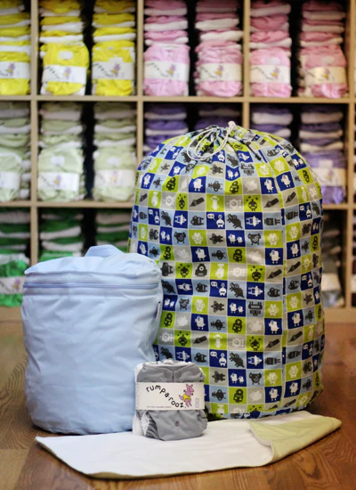 Kangacare - wet bag XL per bidoncino petrolio